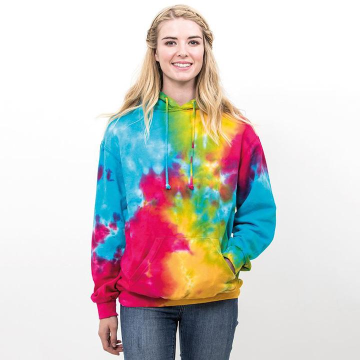 Image du produit Colortone Kvinnor Rainbow Hoodie Sweat à capuche BatikOptik (S)