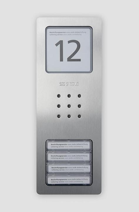 Produktbild Siedle CA 850-4 E Audio-Türstation Compact Edelstahl