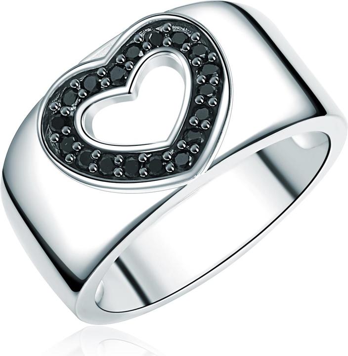 Produktbild Rafaela Donata Damen Herz Sterling Silber Zirkonia silber - 3838 (58, 925 Silber)