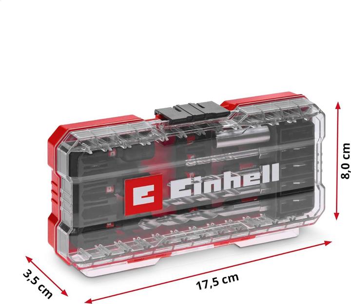 Immagine prodotto Einhell Set di chiavi a bussola 1/4" (6,3 mm) 18 pezzi 108709 (6 mm, 3 mm, 4 mm, 5 mm)
