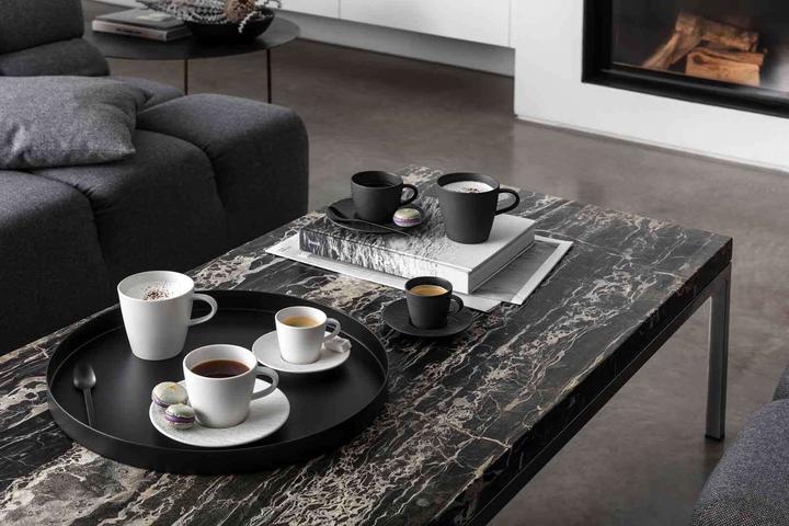 Actual product image Villeroy & Boch Coffee Cup and Saucer 2pcs Manufacture Rock blanc (220 ml, 2 x)