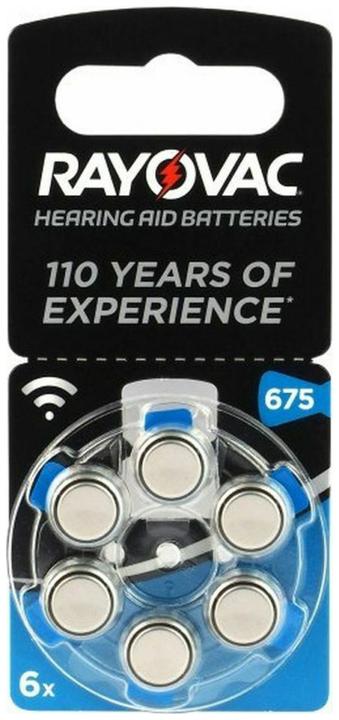 Image du produit Rayovac Zinc Air (6 pcs, PR44, 640 mAh)