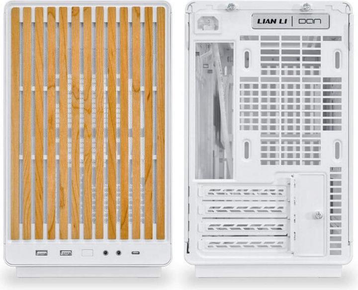 Actual product image Lian-Li DAN Cases A3-mATX Wood Edition PC-Gehäuse, Micro-ATX - Buche, weiss (mATX, Mini-ITX)