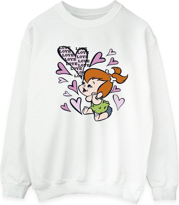 The Flintstones Pebbles Love Love Love Sweatshirt (XL)