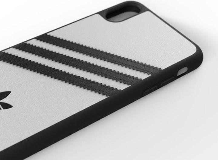 Image du produit adidas Boîtier moulé en PU blanc/noir (Apple iPhone XS Max)