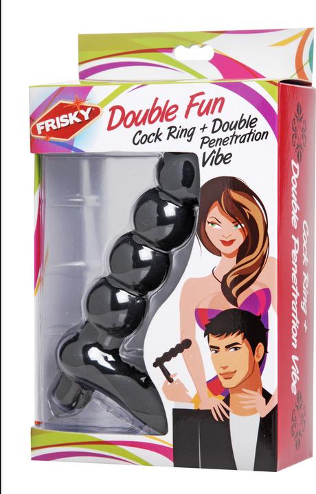 Actual product image Shots Double Fun Cock Ring (2.92 cm)
