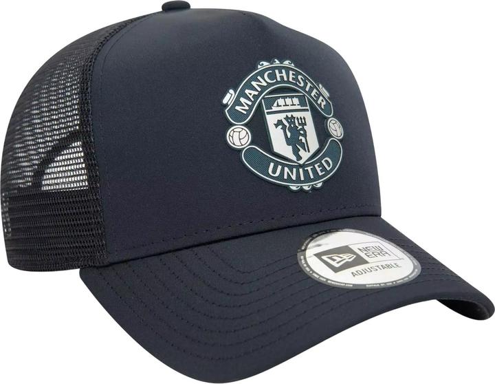 Actual product image Manchester United FC New Era Rubber Badge Trucker Cap (One size)