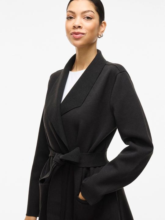 Actual product image Vila Reversible tie belt coat (S)
