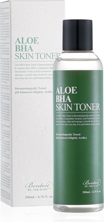 Immagine prodotto Benton Tonico per la pelle all'aloe bha (Acqua tonica, 200 ml)