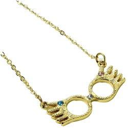 Image du produit Carat Harry Potter Collier officiel de Luna Lovegood en or, taille unique, zinc, pas de pierre précieuse (Zinc)