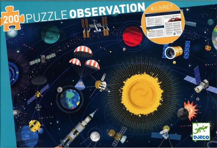 Produktbild Djeco Puzzle Weltraum (200 Teile)