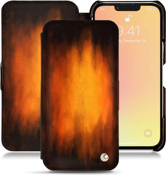 Productafbeelding Noreve Lederen omslag horizontaal (Apple iPhone 13 mini)