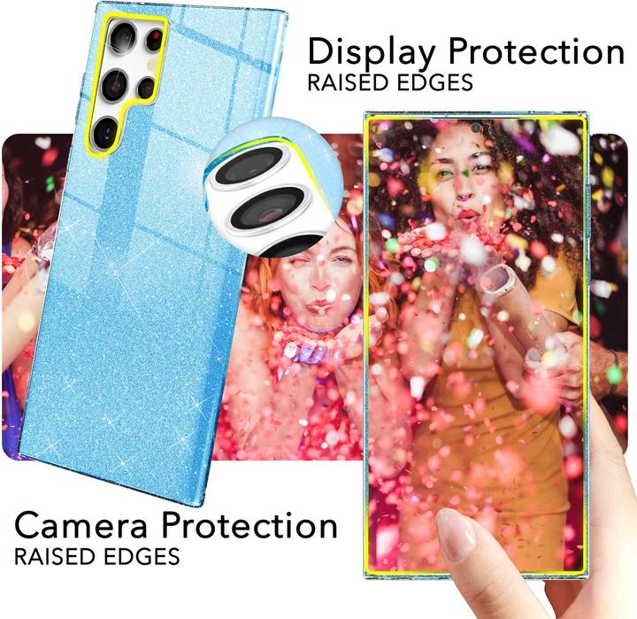 Produktbild Nalia Glitzer Hybrid Hülle (Samsung Galaxy S24 Ultra)