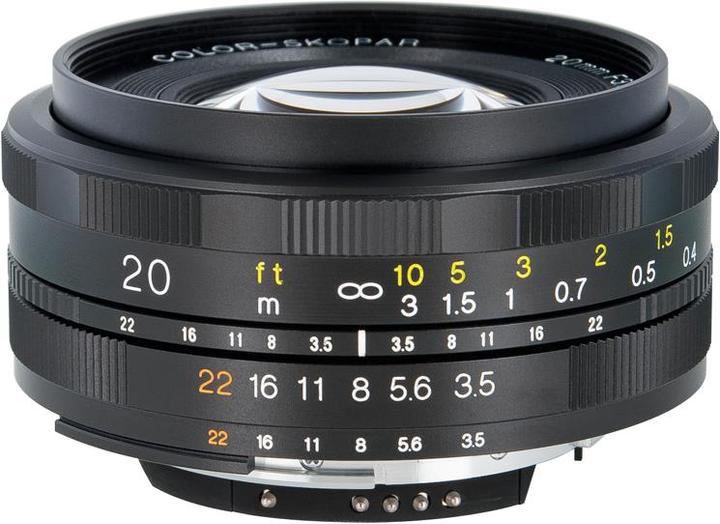 Voigtländer Colour-Skopar lens 20mm, f/3.5 SL II, Canon (Canon EF, full size)