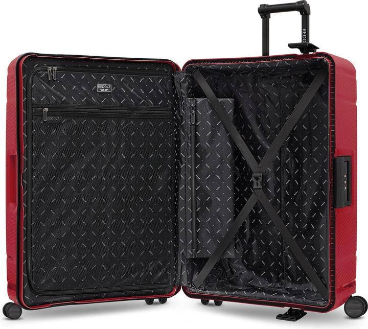 Immagine prodotto Redolz Essentials 15 Carrello a 4 ruote da 75 cm con fissaggio a tre punti (100 l, XL (da 115l))