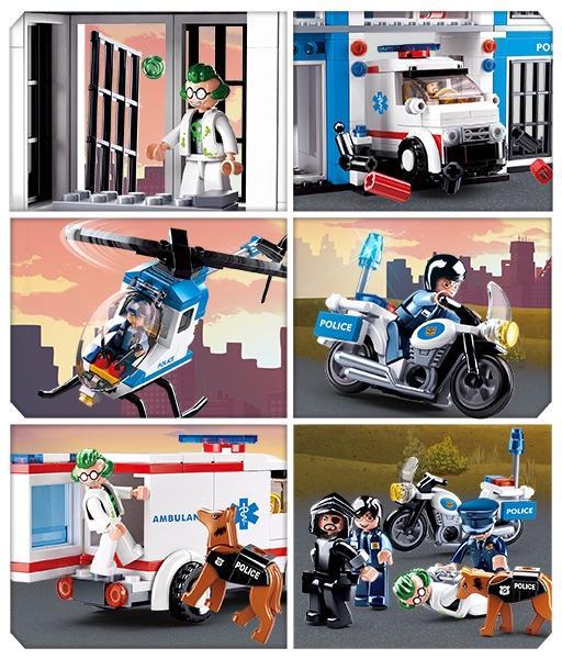 Actual product image Sluban Police Station