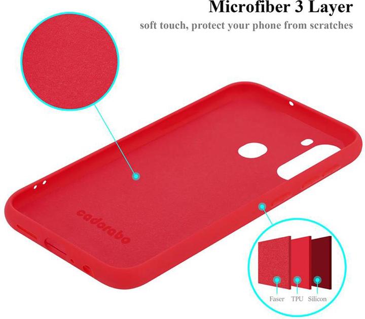 Actual product image Cadorabo TPU Liquid Silicone Case Cover (Samsung Galaxy A21)