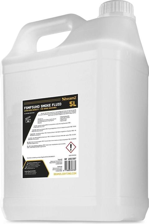 Image du produit BeamZ Fluide fumigène Ultra-High-Density 5 l (Liquide de brouillard)