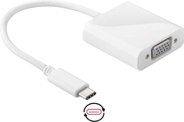 Produktbild DLH USB-C M ADAPTER TO VGA F RGB HD-15 D-SUB 15 (USB Typ-C)