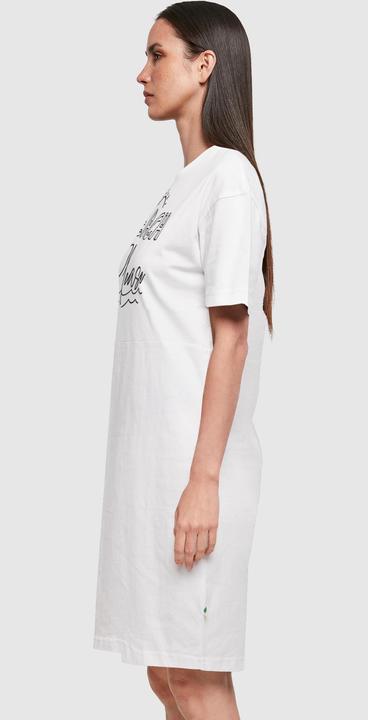Actual product image Merchcode Ladies Beach Please Oversized Slit Tee Dress - 118977 (S)