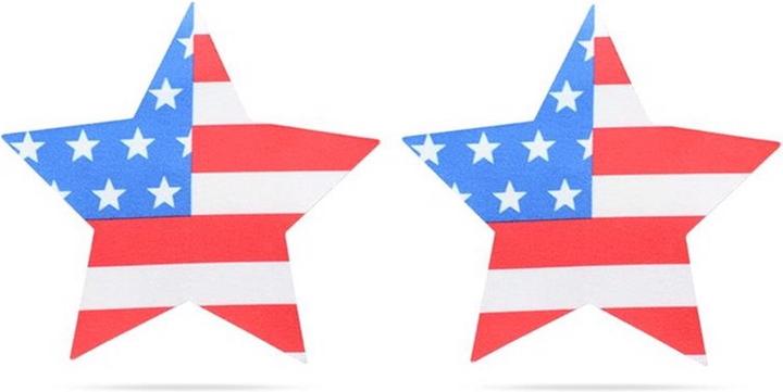 Actual product image Lovetoy Nipple Sticker "Stars and Stripes