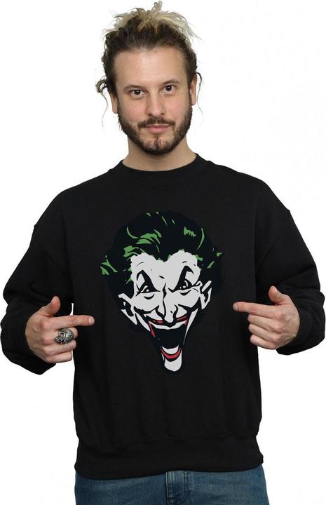 Actual product image Mens The Joker Big Face Sweatshirt (S)