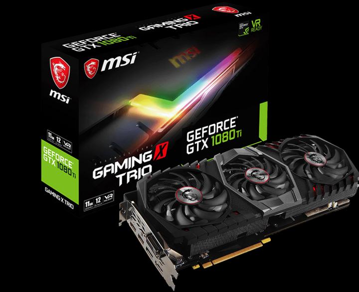Produktbild MSI GeForce GTX 1080 Ti GAMING X TRIO (11 GB)