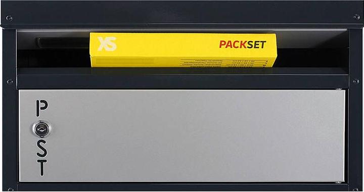 Produktbild SafePost 65 TIAMAT Paketbox silber/anth. + 8 Schl.