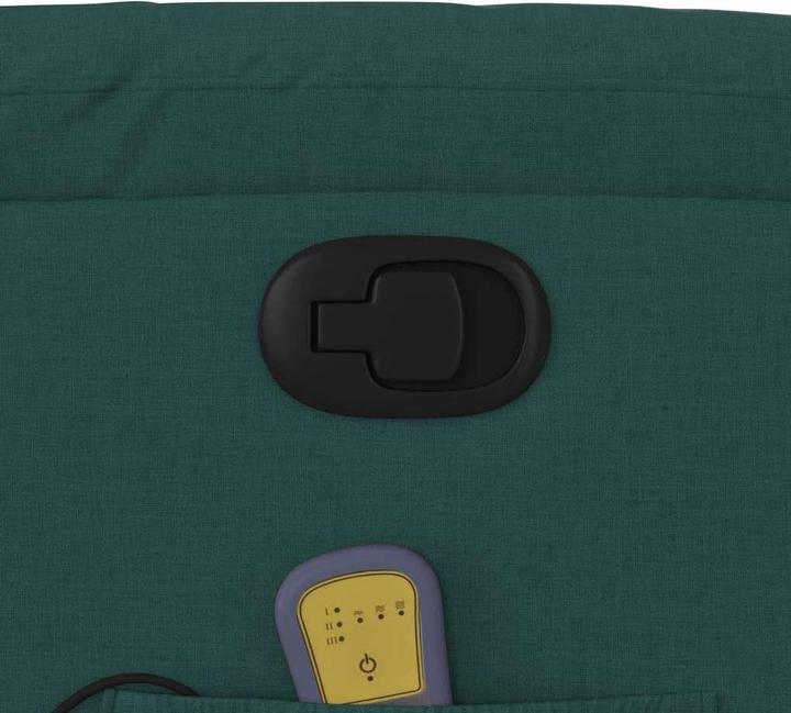 Image du produit VidaXL Fauteuil de massage avec fonction releveur Vert foncé Tissu
