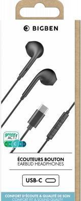 Image du produit Bigben Casque Port audio USB-C (pas de réduction du bruit, Filaire)
