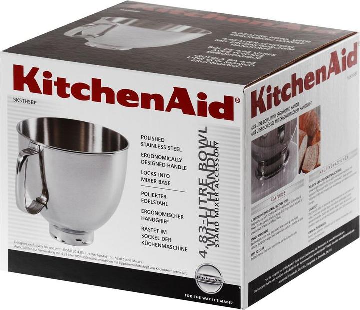 Actual product image KitchenAid stainless steel bowl