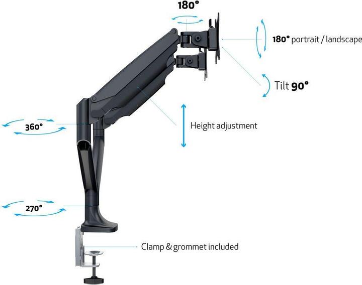 Image du produit Multibrackets M Deskmount (Tables, 27")