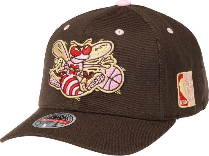 Mitchell & Ness Snapback Stretch Cap SUGAR Charlotte Hornets (One Size)