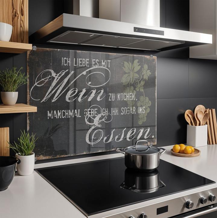 Image du produit Trenddeko J'aime cuisiner avec du vin (40 x 60 cm)