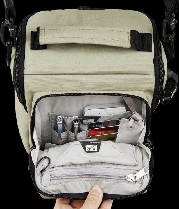 Image du produit Pacsafe Camsafe Z6 Etui pour appareil photo et tablette Slate Green (Sac à bandoulière pour appareil photo)
