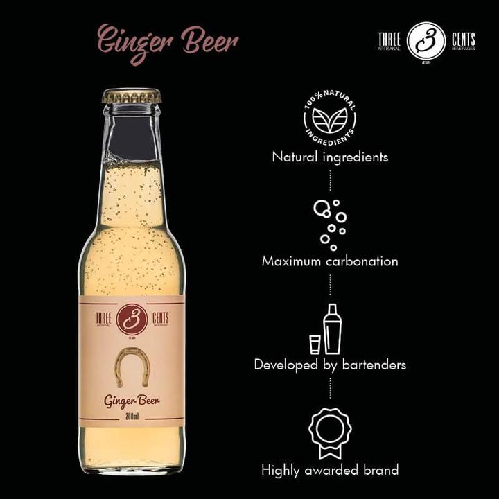 Immagine prodotto Three Cents Birra allo zenzero (6 x 20 cl)