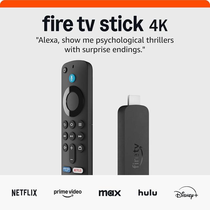 Productafbeelding Amazon Fire TV Stick 4K (8 GB, Brand OS)