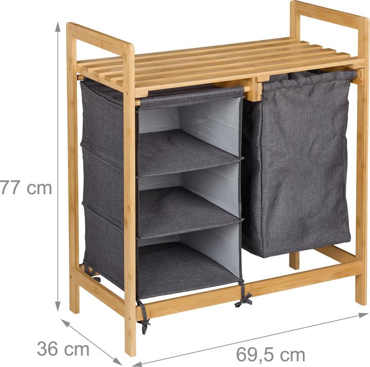 Immagine prodotto Relaxdays Wäschekorbregal (35 l)