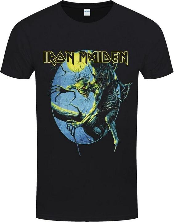 Music Brand Unisex Adult Fear Of The Dark Eddie Oval T-Shirt