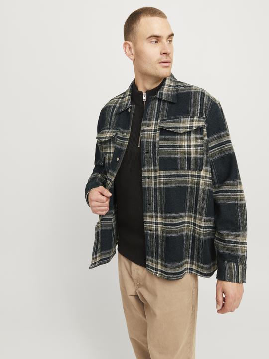 Actual product image Jack & Jones Plus Size Wide Fit Overshirt Overshirt (7XL)
