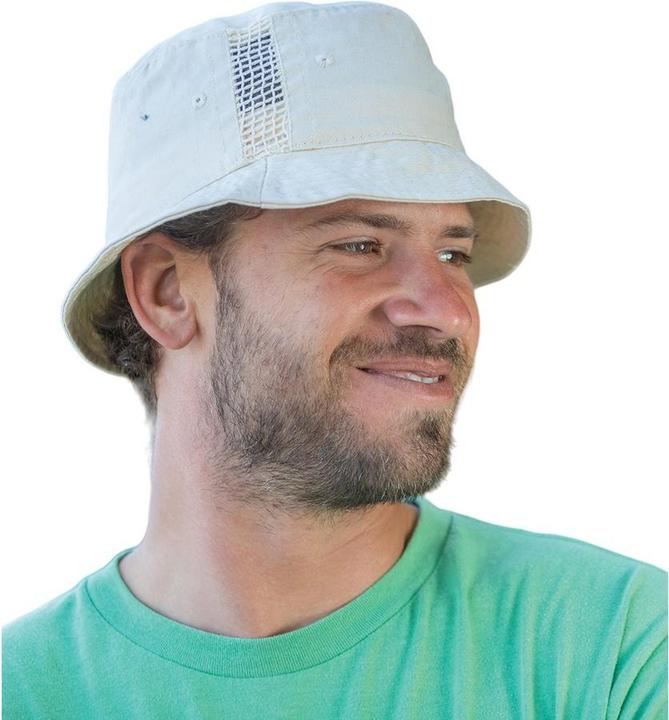 Actual product image Result Deluxe Washed Cotton Side Panels Bucket Hat (One size)