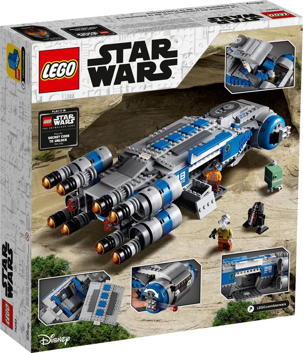 Actual product image LEGO I-TS Rebel transport ship (75293, LEGO Star Wars)