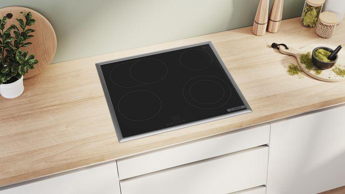 Image du produit Bosch Hausgeräte Set four encastrable, HBG578BS3 + PKN645BA2E, Four encastrable, Plaque de cuisson électrique