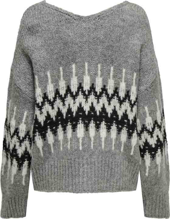 Produktbild JdY Jdydinea L/S Rev V-Neck Jacq Pull Knt (M)