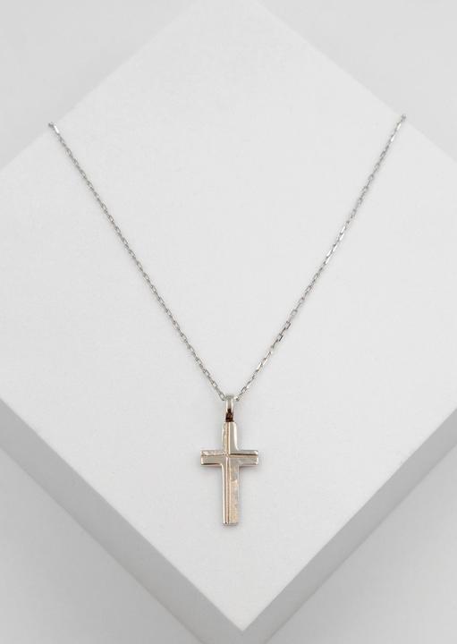 Produktbild Muau Kreuz (750/18K Weissgold)