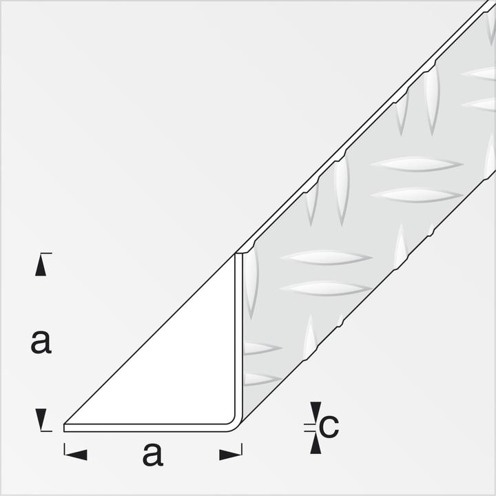 Immagine prodotto Alfer Angolo della piastra di controllo (1000 mm, 23.50 mm, 2 mm)