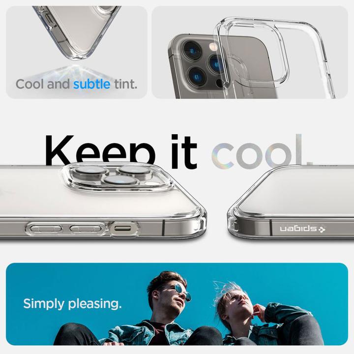 Actual product image Spigen Ultra Hybrid Iphone 14 Pro Max Frost Clear (Apple iPhone 14 Pro Max)