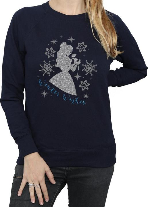 Immagine prodotto Disney Princess Belle Winter Silhouette Felpa Donna (L)