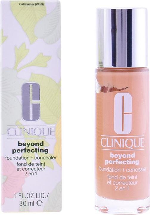 Actual product image Clinique Beyond Perfecting Foundation + Concealer (02 Alabaster)
