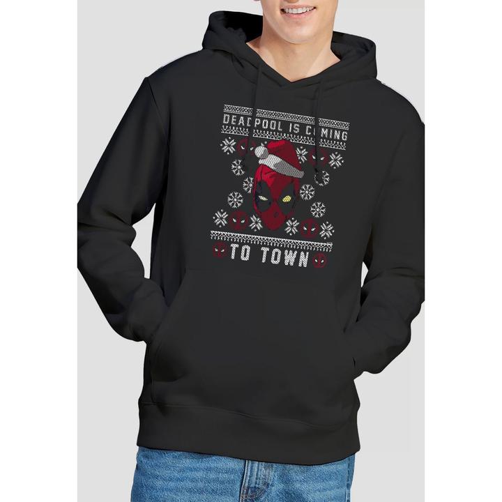 Image du produit Deadpool - Sweat à capuche COMING TO TOWN - Homme (L)